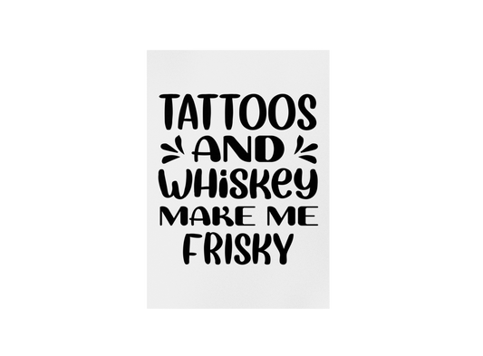 Tattoos and Whiskey - Poster
