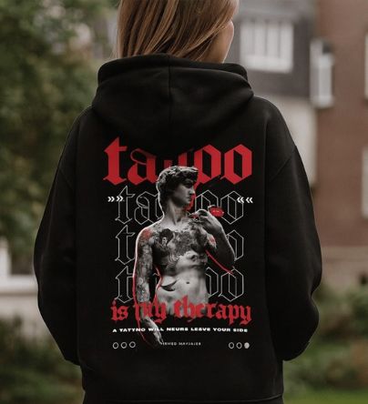 Inked Mafia präsentiert: Oversized Zipper für den ultimativen Look. Bequem, stylisch und perfekt für Tätowierte. Zeig deine Tattoos in einem neuen Licht.