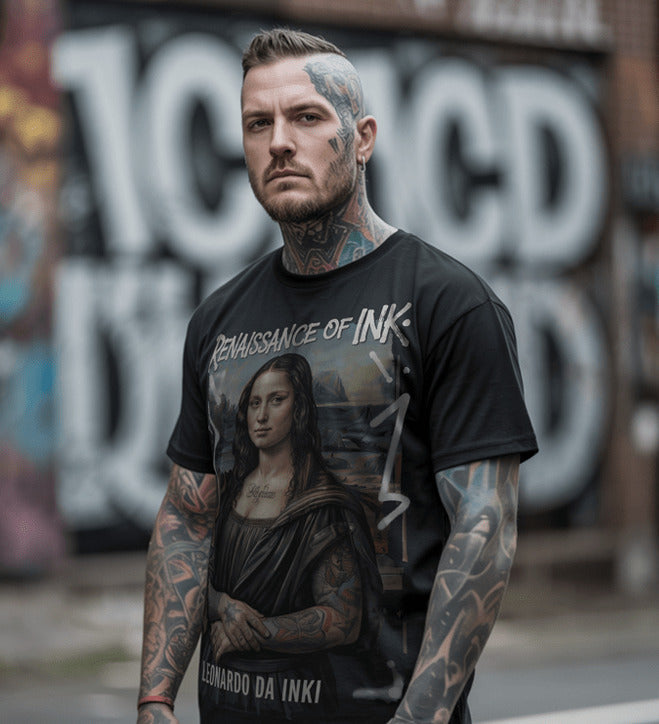 Exklusive T-Shirts für Tätowierte bei Inked Mafia! Zeige deinen Stil und bringe deine Tattoos mit unseren einzigartigen Designs zur Geltung