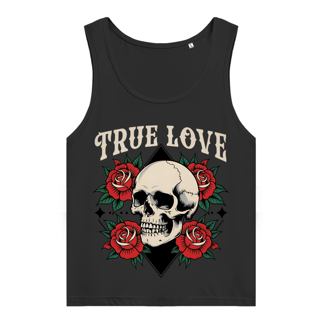 True Love - Damen Tank Top Clothes Schwarz XS Tattoo Fashion von inked-mafia.de. Dieses Teil gehört in jeden Kleiderschrank eines inked-rebels! Finde ideale Geschenke für Tätowierte, Tattoofans oder Tätowierer.