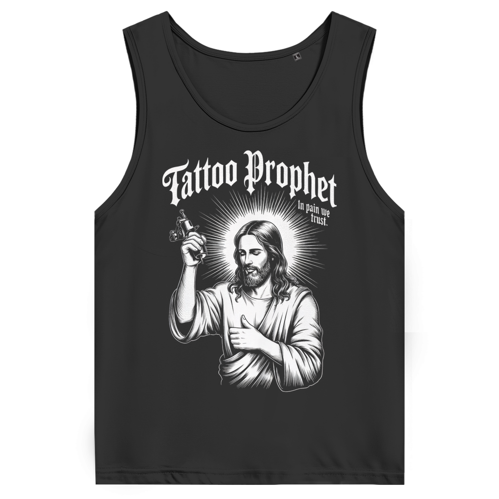 Prophet - Herren Tank Top Clothes Schwarz S Tattoo Fashion von inked-mafia.de. Dieses Teil gehört in jeden Kleiderschrank eines inked-rebels! Finde ideale Geschenke für Tätowierte, Tattoofans oder Tätowierer.