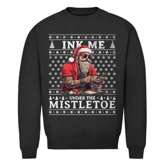 Mistletoe - Unisex Weihnachtssweater Clothes  Schwarz XS  Tattoo Fashion von inked-mafia.de. Dieses Teil gehört in jeden Kleiderschrank eines inked-rebels! Finde ideale Geschenke für Tätowierte, Tattoofans oder Tätowierer.