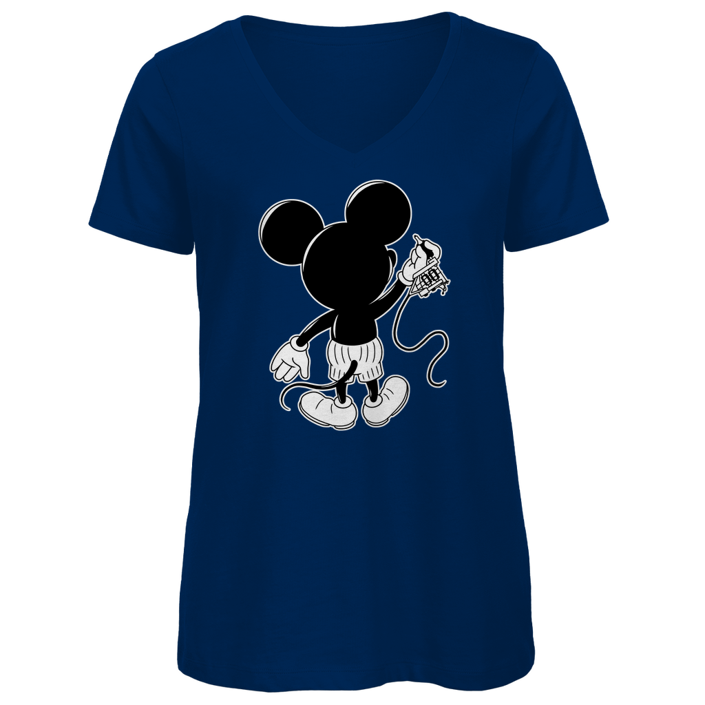 Inking Mouse - Damen Shirt Clothes Navy Blue XS Tattoo Fashion von inked-mafia.de. Dieses Teil gehört in jeden Kleiderschrank eines inked-rebels! Finde ideale Geschenke für Tätowierte, Tattoofans oder Tätowierer.