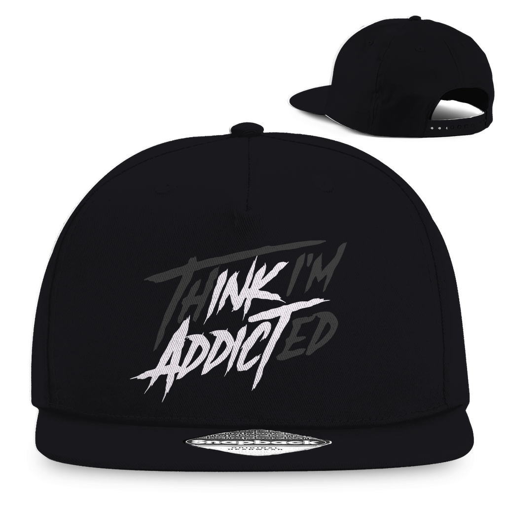 Ink Addict - Snapback Cap Accessories Schwarz Tattoo Fashion von inked-mafia.de. Dieses Teil gehört in jeden Kleiderschrank eines inked-rebels! Finde ideale Geschenke für Tätowierte, Tattoofans oder Tätowierer.