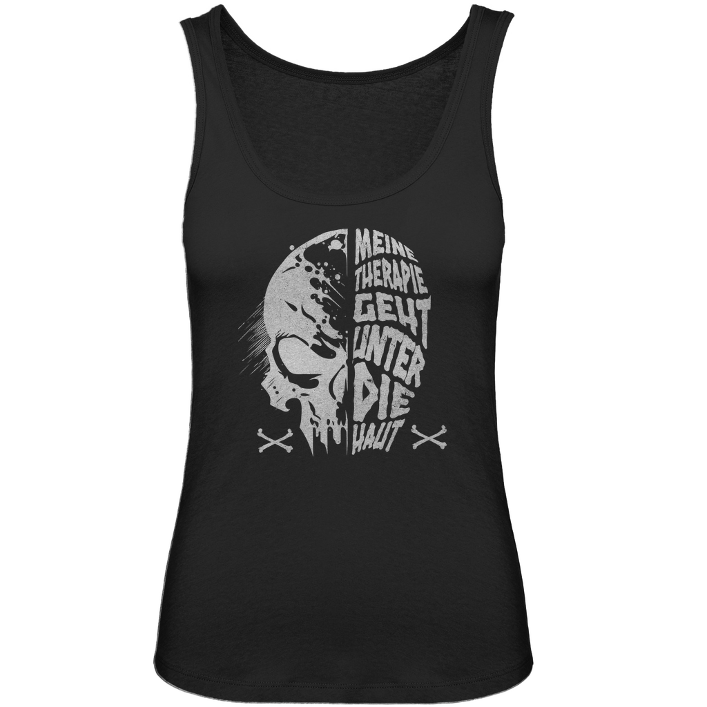 Unter die Haut - Damen Tank Top Clothes  Schwarz XS  Tattoo Fashion von inked-mafia.de. Dieses Teil gehört in jeden Kleiderschrank eines inked-rebels! Finde ideale Geschenke für Tätowierte, Tattoofans oder Tätowierer.