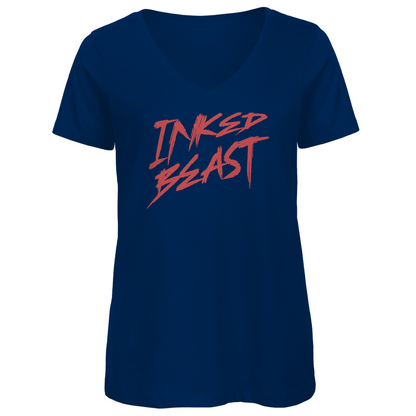 Inked Beast - Damen Shirt Clothes  Navy Blue XS  Tattoo Fashion von inked-mafia.de. Dieses Teil gehört in jeden Kleiderschrank eines inked-rebels! Finde ideale Geschenke für Tätowierte, Tattoofans oder Tätowierer.