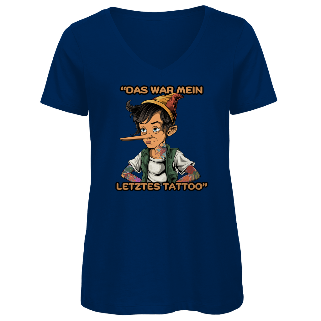 Inkocchio - Damen Shirt Clothes  Navy Blue XS  Tattoo Fashion von inked-mafia.de. Dieses Teil gehört in jeden Kleiderschrank eines inked-rebels! Finde ideale Geschenke für Tätowierte, Tattoofans oder Tätowierer.