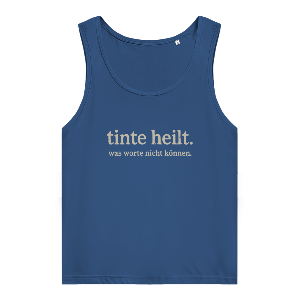 tinte heilt. - Damen Tank Top Clothes Navy Blue XS Tattoo Fashion von inked-mafia.de. Dieses Teil gehört in jeden Kleiderschrank eines inked-rebels! Finde ideale Geschenke für Tätowierte, Tattoofans oder Tätowierer.