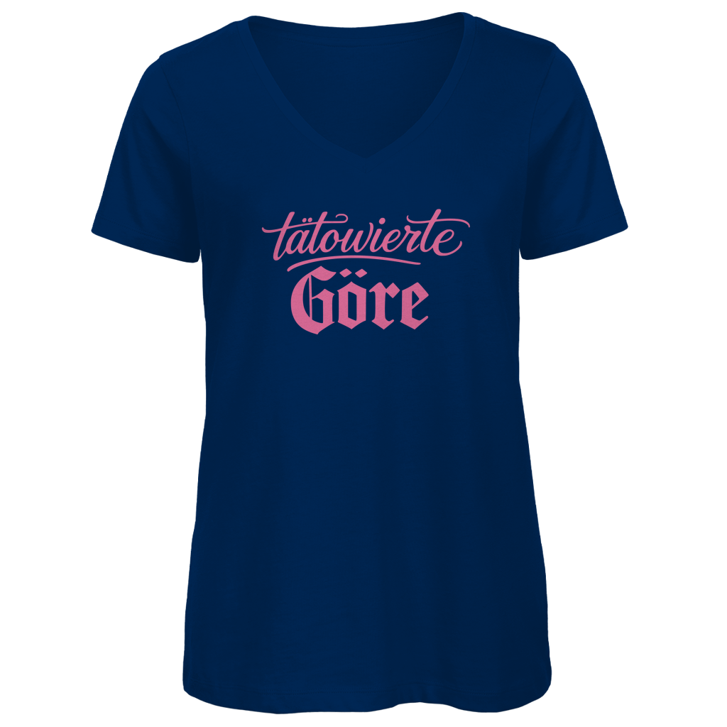 Göre - Damen Shirt Clothes Navy Blue XS Tattoo Fashion von inked-mafia.de. Dieses Teil gehört in jeden Kleiderschrank eines inked-rebels! Finde ideale Geschenke für Tätowierte, Tattoofans oder Tätowierer.