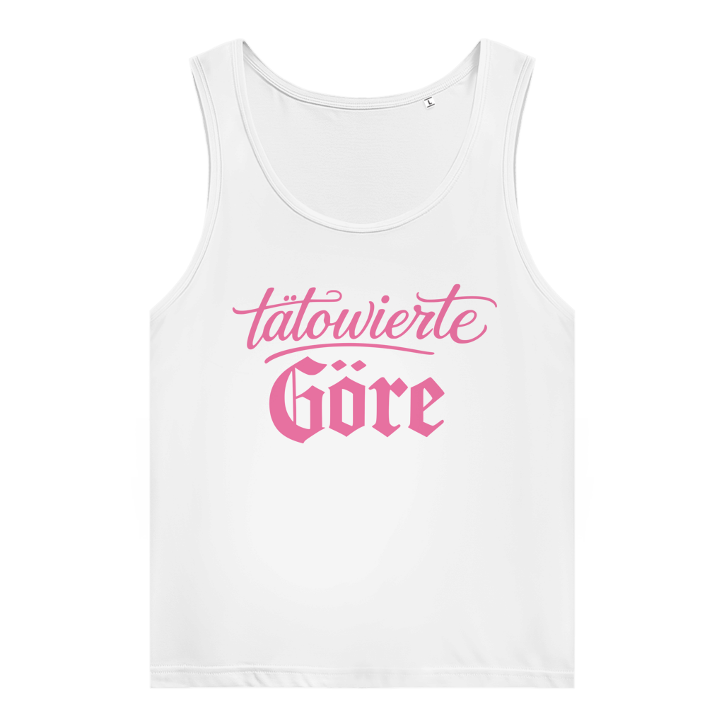 Göre - Damen Tank Top Clothes Weiß XS Tattoo Fashion von inked-mafia.de. Dieses Teil gehört in jeden Kleiderschrank eines inked-rebels! Finde ideale Geschenke für Tätowierte, Tattoofans oder Tätowierer.