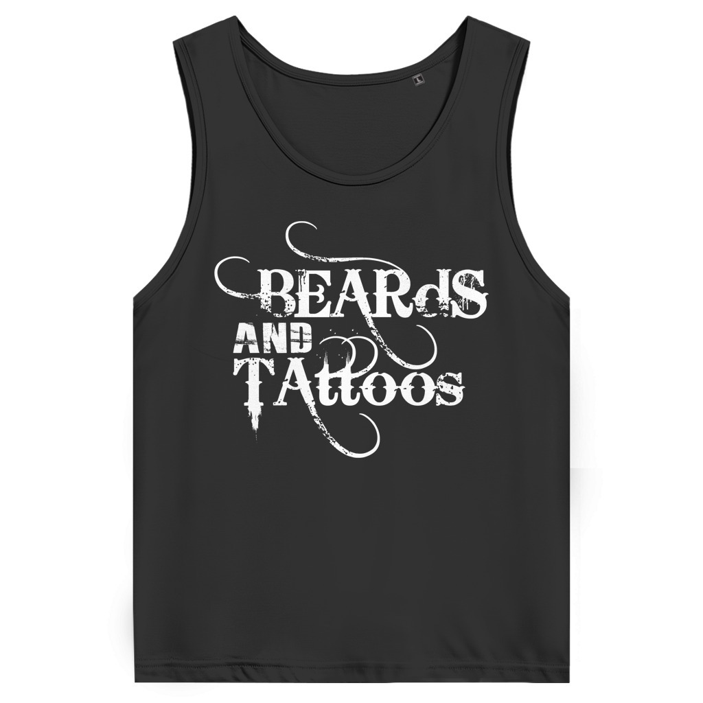 Beards - Herren Tank Top Clothes Schwarz S Tattoo Fashion von inked-mafia.de. Dieses Teil gehört in jeden Kleiderschrank eines inked-rebels! Finde ideale Geschenke für Tätowierte, Tattoofans oder Tätowierer.