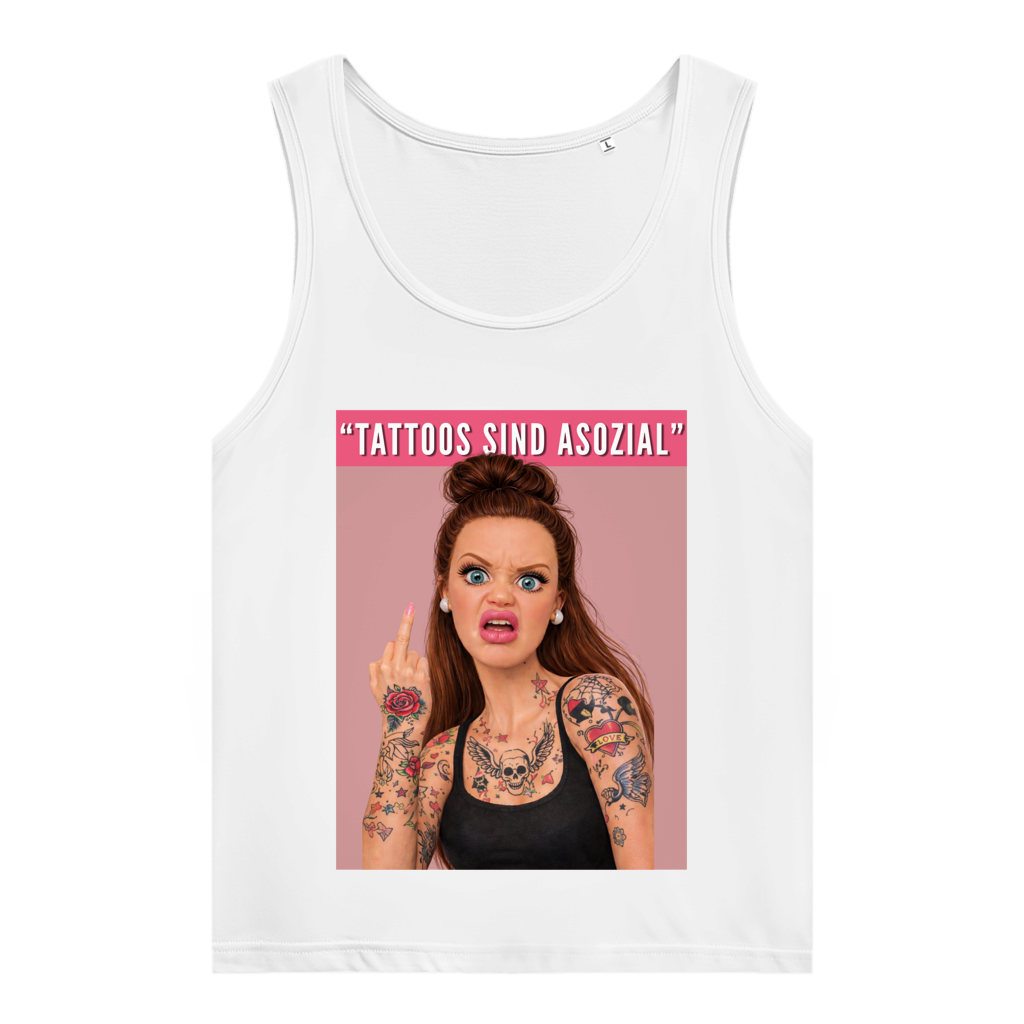 Asozial - Damen Tank Top Clothes Weiß XS Tattoo Fashion von inked-mafia.de. Dieses Teil gehört in jeden Kleiderschrank eines inked-rebels! Finde ideale Geschenke für Tätowierte, Tattoofans oder Tätowierer.
