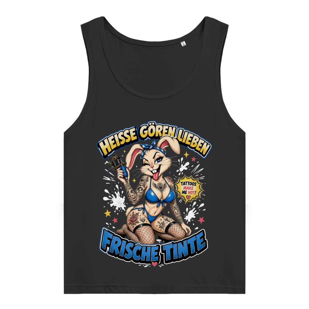 Frische Tinte - Damen Tank Top Clothes Schwarz XS Tattoo Fashion von inked-mafia.de. Dieses Teil gehört in jeden Kleiderschrank eines inked-rebels! Finde ideale Geschenke für Tätowierte, Tattoofans oder Tätowierer.
