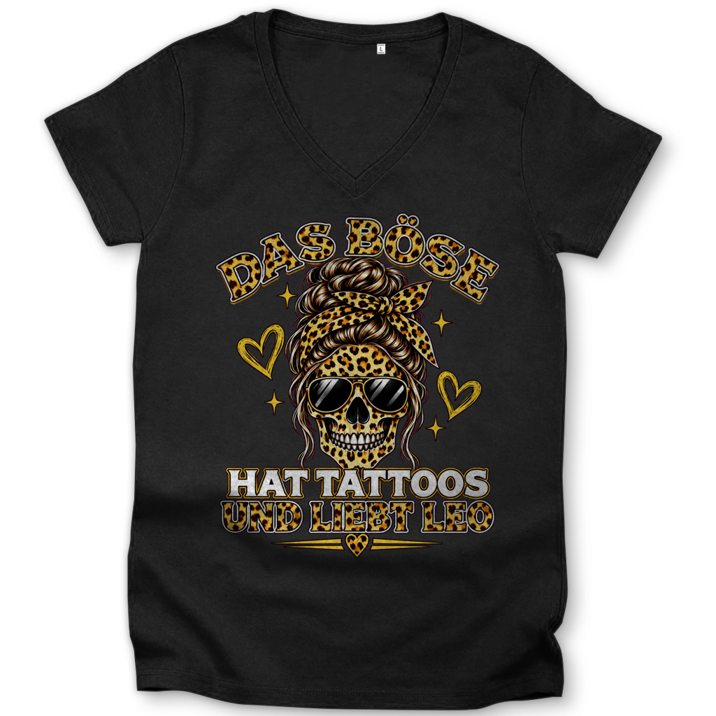 Das Böse - Damen T-Shirt Clothes Schwarz XS Tattoo Fashion von inked-mafia.de. Dieses Teil gehört in jeden Kleiderschrank eines inked-rebels! Finde ideale Geschenke für Tätowierte, Tattoofans oder Tätowierer.