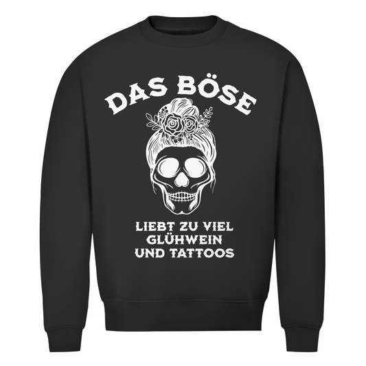 Glühwein - Unisex Weihnachtssweater Clothes  Schwarz XS  Tattoo Fashion von inked-mafia.de. Dieses Teil gehört in jeden Kleiderschrank eines inked-rebels! Finde ideale Geschenke für Tätowierte, Tattoofans oder Tätowierer.