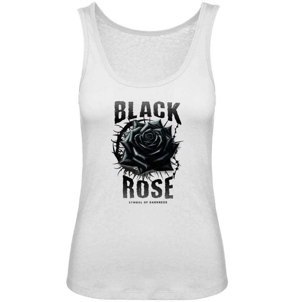 Black Rose - Damen Tank Top Clothes Weiß XS Tattoo Fashion von inked-mafia.de. Dieses Teil gehört in jeden Kleiderschrank eines inked-rebels! Finde ideale Geschenke für Tätowierte, Tattoofans oder Tätowierer.