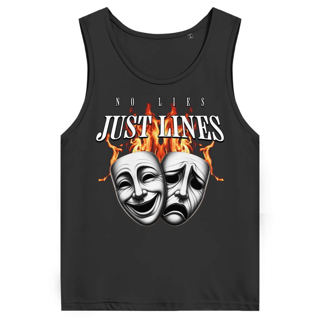 Lines - Herren Tank Top Clothes Schwarz S Tattoo Fashion von inked-mafia.de. Dieses Teil gehört in jeden Kleiderschrank eines inked-rebels! Finde ideale Geschenke für Tätowierte, Tattoofans oder Tätowierer.