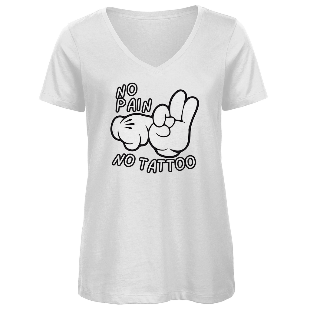 Pain - Damen Shirt Clothes  Weiß XS  Tattoo Fashion von inked-mafia.de. Dieses Teil gehört in jeden Kleiderschrank eines inked-rebels! Finde ideale Geschenke für Tätowierte, Tattoofans oder Tätowierer.