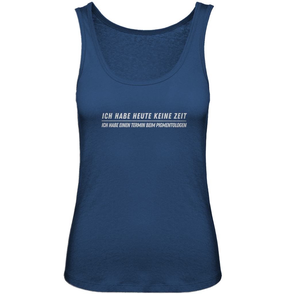 Pigmentologe - Damen Tank Top Clothes Blau XS Tattoo Fashion von inked-mafia.de. Dieses Teil gehört in jeden Kleiderschrank eines inked-rebels! Finde ideale Geschenke für Tätowierte, Tattoofans oder Tätowierer.