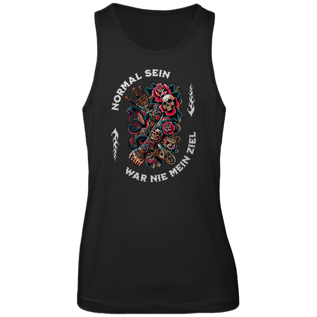 Normal - Herren Tank Top Clothes  Schwarz S  Tattoo Fashion von inked-mafia.de. Dieses Teil gehört in jeden Kleiderschrank eines inked-rebels! Finde ideale Geschenke für Tätowierte, Tattoofans oder Tätowierer.