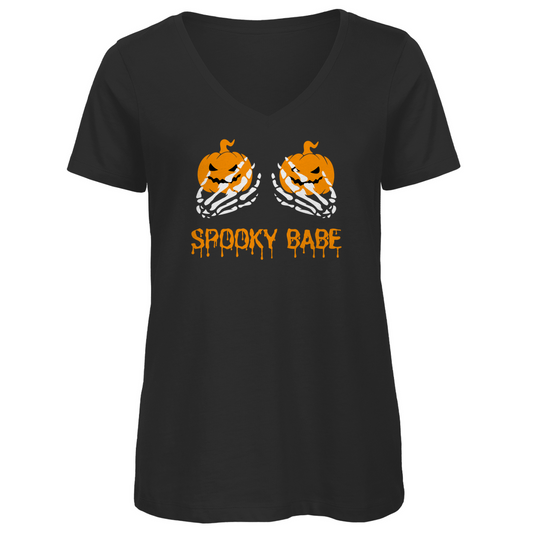 Spooky Babe - Damen Shirt Clothes  Schwarz XS  Tattoo Fashion von inked-mafia.de. Dieses Teil gehört in jeden Kleiderschrank eines inked-rebels! Finde ideale Geschenke für Tätowierte, Tattoofans oder Tätowierer.