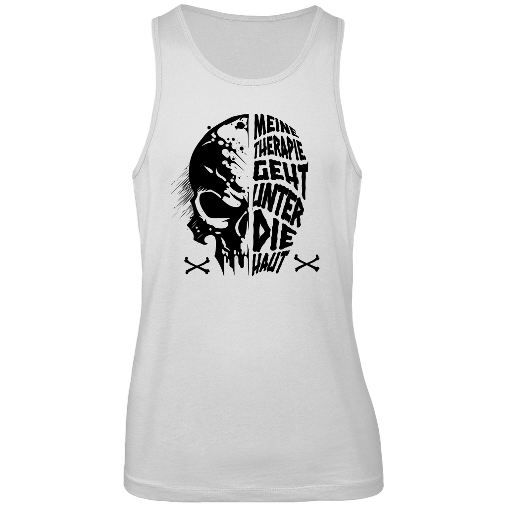 Unter die Haut - Herren Tank Top Clothes  Weiß S  Tattoo Fashion von inked-mafia.de. Dieses Teil gehört in jeden Kleiderschrank eines inked-rebels! Finde ideale Geschenke für Tätowierte, Tattoofans oder Tätowierer.