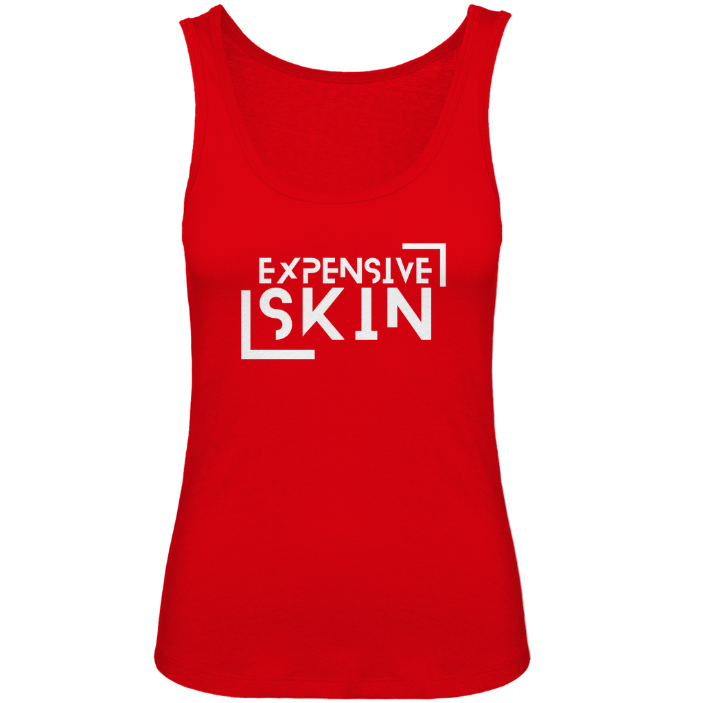 Expensive Skin - Damen Tank Top Clothes  Rot XS  Tattoo Fashion von inked-mafia.de. Dieses Teil gehört in jeden Kleiderschrank eines inked-rebels! Finde ideale Geschenke für Tätowierte, Tattoofans oder Tätowierer.