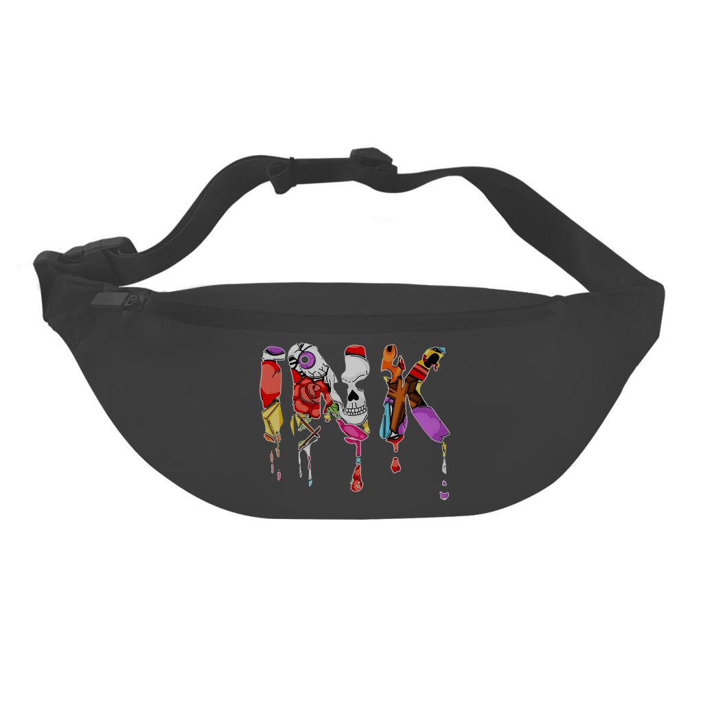 Ink - Bauchtasche Accessories Schwarz Tattoo Fashion von inked-mafia.de. Dieses Teil gehört in jeden Kleiderschrank eines inked-rebels! Finde ideale Geschenke für Tätowierte, Tattoofans oder Tätowierer.