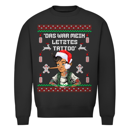 Inkocchio - Unisex Weihnachtssweater Clothes  Schwarz XS  Tattoo Fashion von inked-mafia.de. Dieses Teil gehört in jeden Kleiderschrank eines inked-rebels! Finde ideale Geschenke für Tätowierte, Tattoofans oder Tätowierer.