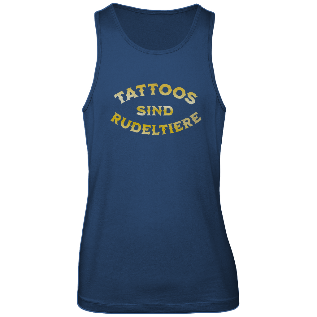Rudeltiere - Herren Tank Top Clothes  Blau S  Tattoo Fashion von inked-mafia.de. Dieses Teil gehört in jeden Kleiderschrank eines inked-rebels! Finde ideale Geschenke für Tätowierte, Tattoofans oder Tätowierer.