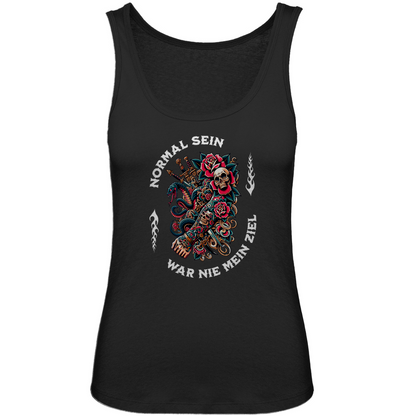 Normal - Damen Tank Top Clothes  Schwarz XS  Tattoo Fashion von inked-mafia.de. Dieses Teil gehört in jeden Kleiderschrank eines inked-rebels! Finde ideale Geschenke für Tätowierte, Tattoofans oder Tätowierer.