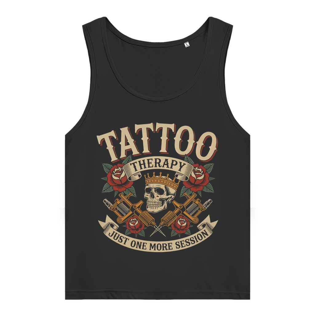 One more Session - Damen Tank Top Clothes Schwarz XS Tattoo Fashion von inked-mafia.de. Dieses Teil gehört in jeden Kleiderschrank eines inked-rebels! Finde ideale Geschenke für Tätowierte, Tattoofans oder Tätowierer.