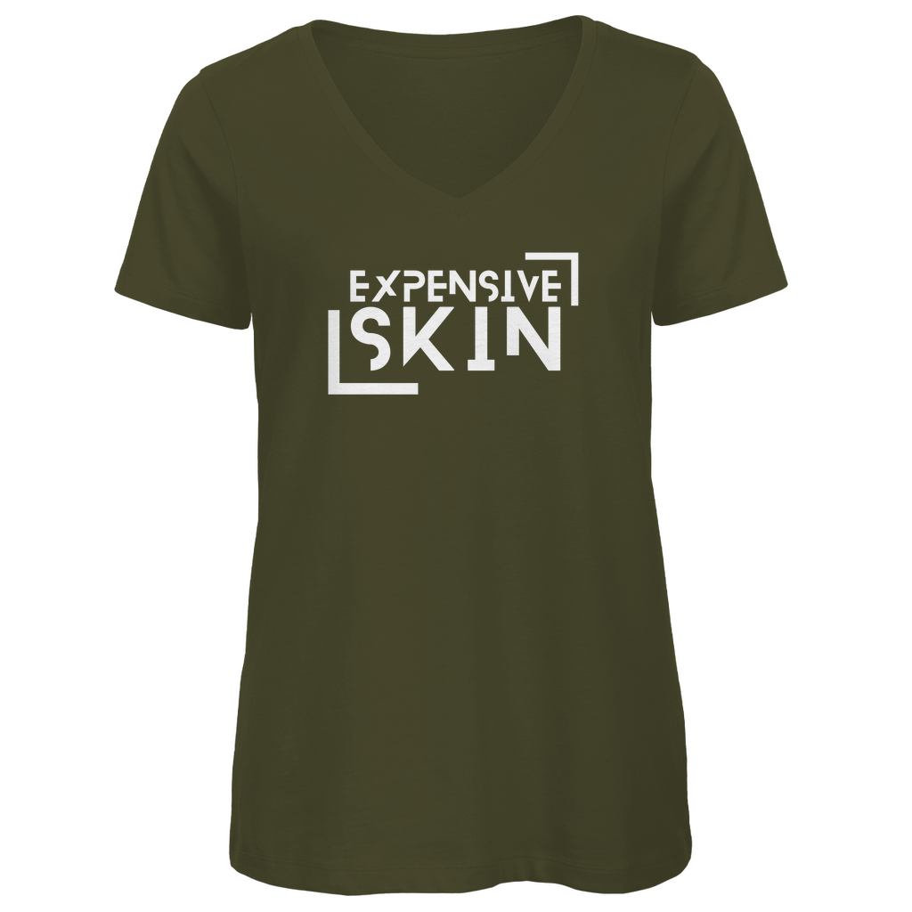 Expensive Skin - Damen Shirt Clothes  Khaki XS  Tattoo Fashion von inked-mafia.de. Dieses Teil gehört in jeden Kleiderschrank eines inked-rebels! Finde ideale Geschenke für Tätowierte, Tattoofans oder Tätowierer.