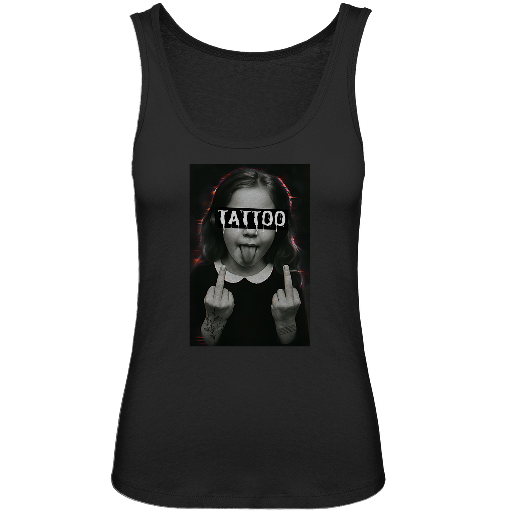 Tattoo - Damen Tank Top Clothes Schwarz XS Tattoo Fashion von inked-mafia.de. Dieses Teil gehört in jeden Kleiderschrank eines inked-rebels! Finde ideale Geschenke für Tätowierte, Tattoofans oder Tätowierer.