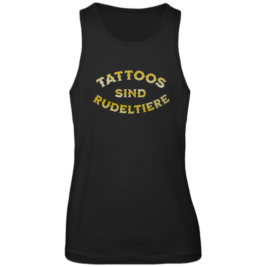 Rudeltiere - Herren Tank Top Clothes  Schwarz S  Tattoo Fashion von inked-mafia.de. Dieses Teil gehört in jeden Kleiderschrank eines inked-rebels! Finde ideale Geschenke für Tätowierte, Tattoofans oder Tätowierer.