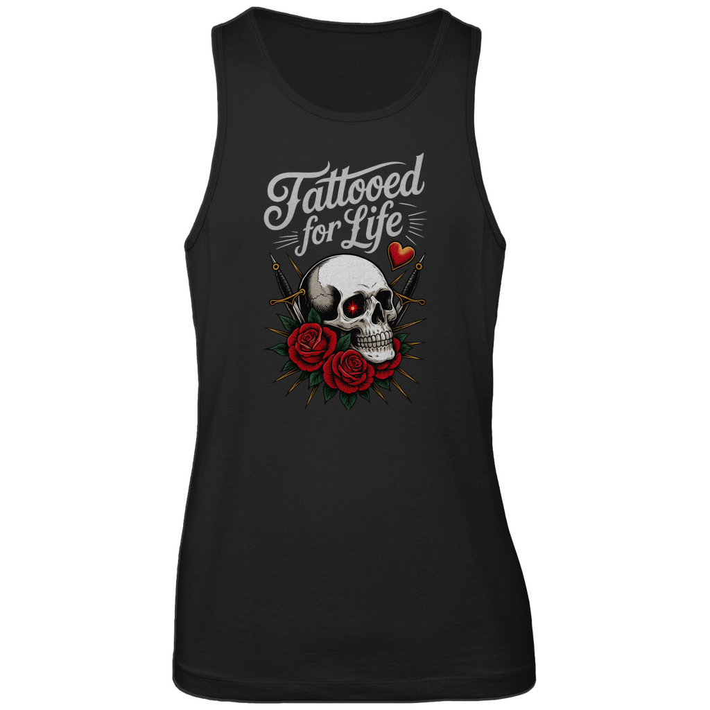Life - Herren Tank Top Clothes Schwarz S Tattoo Fashion von inked-mafia.de. Dieses Teil gehört in jeden Kleiderschrank eines inked-rebels! Finde ideale Geschenke für Tätowierte, Tattoofans oder Tätowierer.