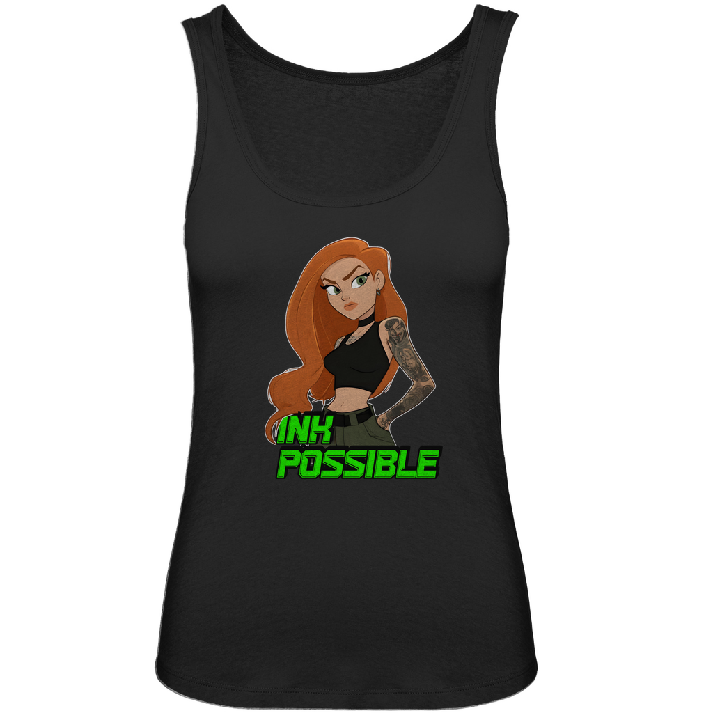 Ink Possible - Damen Tank Top Clothes Schwarz XS Tattoo Fashion von inked-mafia.de. Dieses Teil gehört in jeden Kleiderschrank eines inked-rebels! Finde ideale Geschenke für Tätowierte, Tattoofans oder Tätowierer.