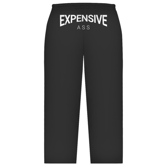 Expensive Ass - Oversized Backprint Sweatpants Clothes Schwarz S Tattoo Fashion von inked-mafia.de. Dieses Teil gehört in jeden Kleiderschrank eines inked-rebels! Finde ideale Geschenke für Tätowierte, Tattoofans oder Tätowierer.