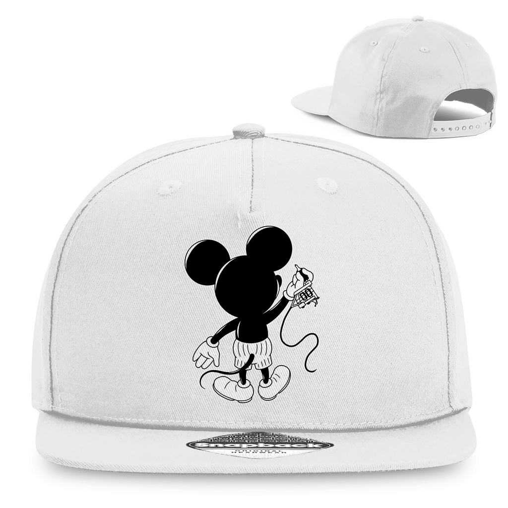 Inking Mouse - Snapback Cap Accessories  Weiß   Tattoo Fashion von inked-mafia.de. Dieses Teil gehört in jeden Kleiderschrank eines inked-rebels! Finde ideale Geschenke für Tätowierte, Tattoofans oder Tätowierer.