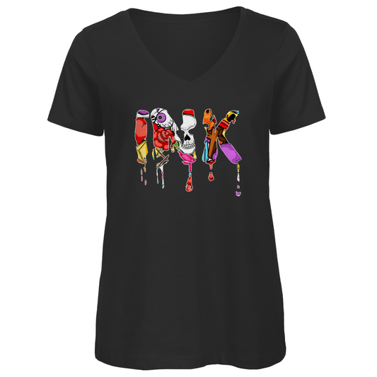 Ink - Damen Shirt Clothes  Schwarz XS  Tattoo Fashion von inked-mafia.de. Dieses Teil gehört in jeden Kleiderschrank eines inked-rebels! Finde ideale Geschenke für Tätowierte, Tattoofans oder Tätowierer.