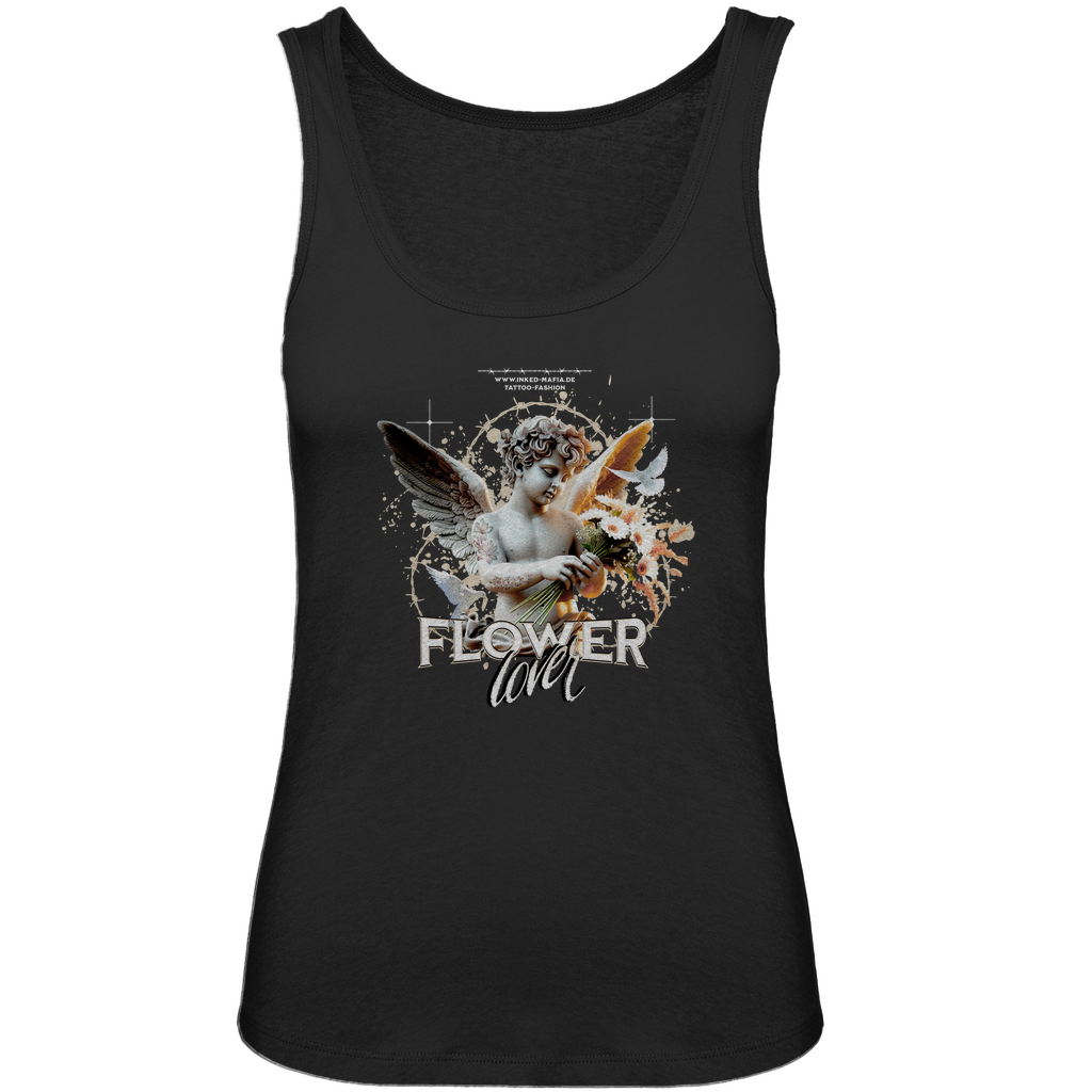 Flowerlover - Damen Tank Top Clothes Schwarz XS Tattoo Fashion von inked-mafia.de. Dieses Teil gehört in jeden Kleiderschrank eines inked-rebels! Finde ideale Geschenke für Tätowierte, Tattoofans oder Tätowierer.