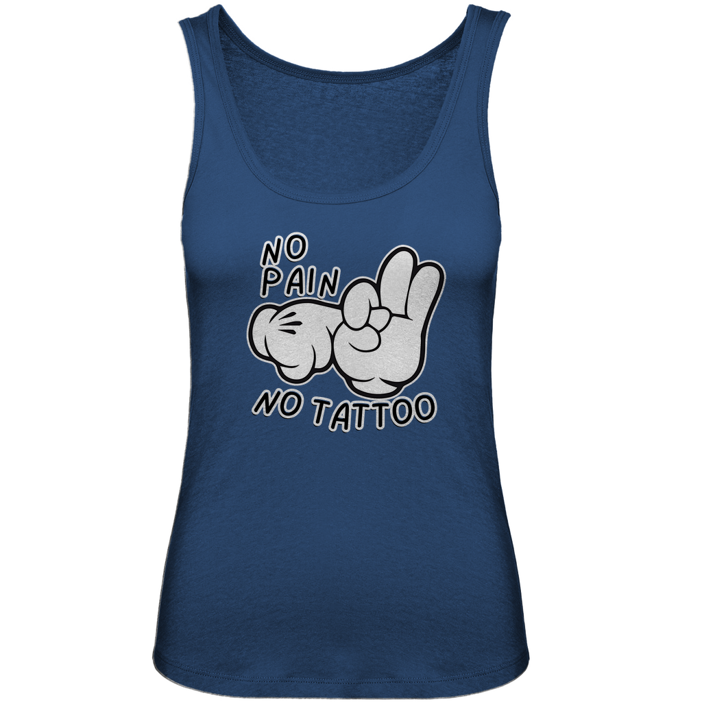 Pain - Damen Tank Top Clothes Navy Blue XS Tattoo Fashion von inked-mafia.de. Dieses Teil gehört in jeden Kleiderschrank eines inked-rebels! Finde ideale Geschenke für Tätowierte, Tattoofans oder Tätowierer.