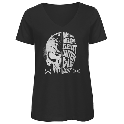 Unter die Haut - Damen Shirt Clothes  Schwarz XS  Tattoo Fashion von inked-mafia.de. Dieses Teil gehört in jeden Kleiderschrank eines inked-rebels! Finde ideale Geschenke für Tätowierte, Tattoofans oder Tätowierer.