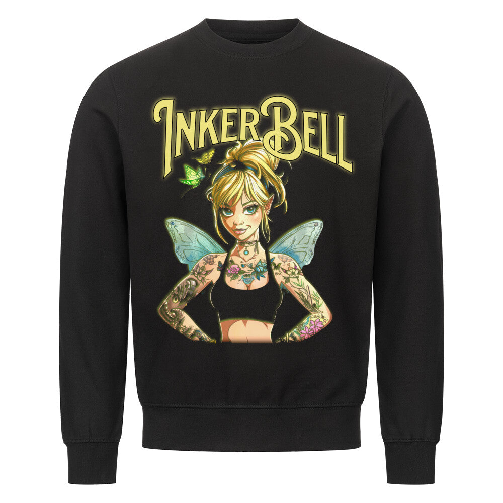 Inkerbell - Sweatshirt Sweatshirt  S Schwarz  Tattoo Fashion von inked-mafia.de. Dieses Teil gehört in jeden Kleiderschrank eines inked-rebels! Finde ideale Geschenke für Tätowierte, Tattoofans oder Tätowierer.