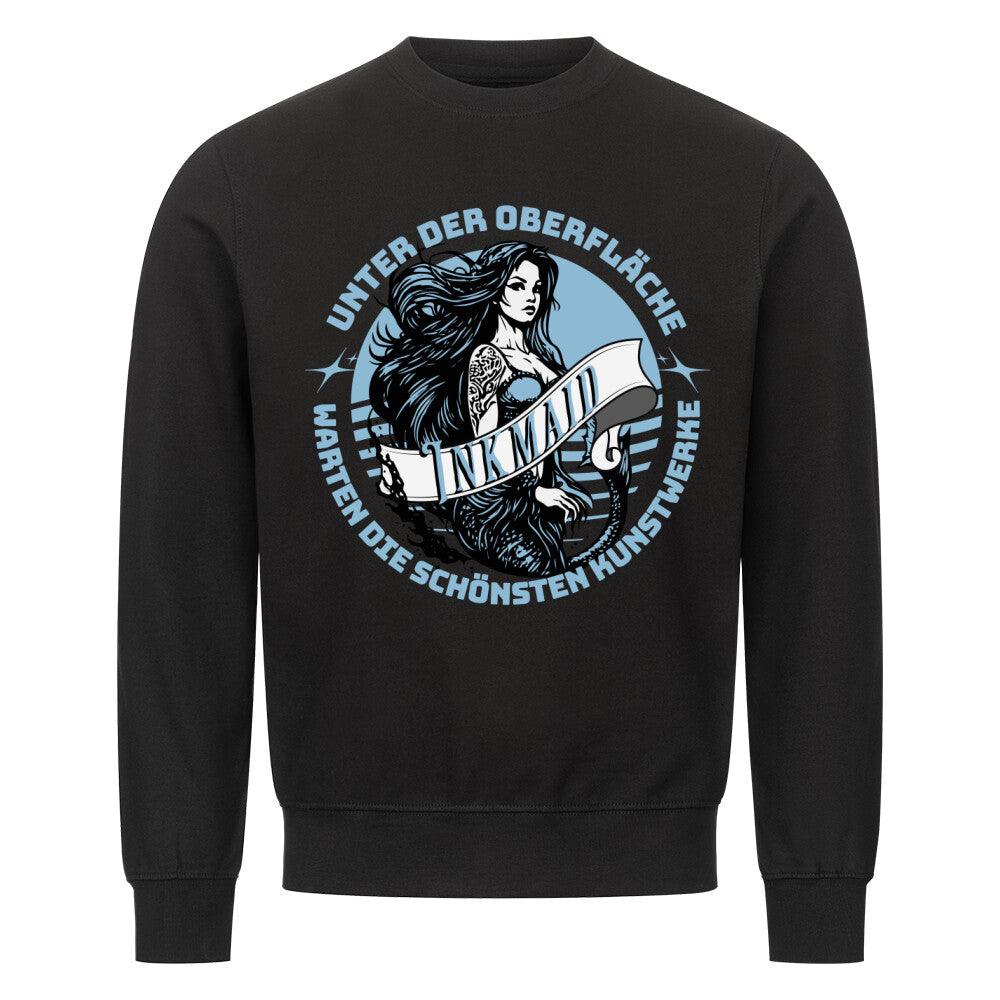 Inkmaid - Sweatshirt Sweatshirt  S Schwarz  Tattoo Fashion von inked-mafia.de. Dieses Teil gehört in jeden Kleiderschrank eines inked-rebels! Finde ideale Geschenke für Tätowierte, Tattoofans oder Tätowierer.