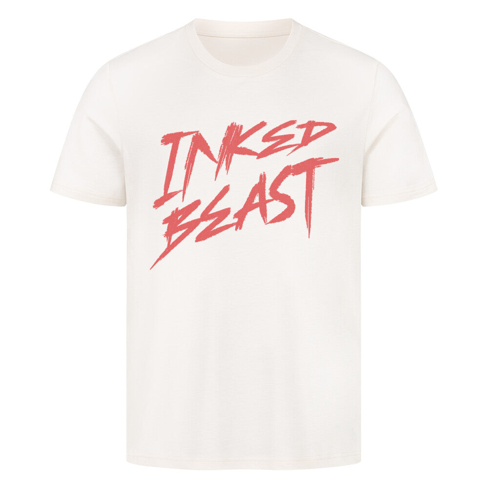 Inked Beast - Premium Shirt T-Shirt  S Beige  Tattoo Fashion von inked-mafia.de. Dieses Teil gehört in jeden Kleiderschrank eines inked-rebels! Finde ideale Geschenke für Tätowierte, Tattoofans oder Tätowierer.