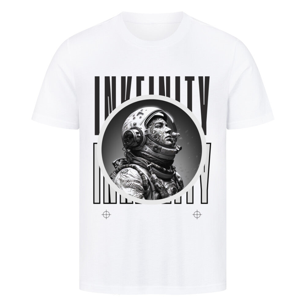 Inkfinity - Premium Shirt T-Shirt  S Weiß  Tattoo Fashion von inked-mafia.de. Dieses Teil gehört in jeden Kleiderschrank eines inked-rebels! Finde ideale Geschenke für Tätowierte, Tattoofans oder Tätowierer.