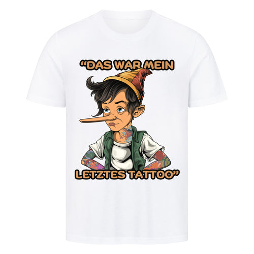 Inkocchio - Premium Shirt T-Shirt  S Weiß  Tattoo Fashion von inked-mafia.de. Dieses Teil gehört in jeden Kleiderschrank eines inked-rebels! Finde ideale Geschenke für Tätowierte, Tattoofans oder Tätowierer.