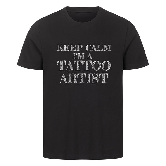 Keep Calm - Premium Shirt T-Shirt  S Schwarz  Tattoo Fashion von inked-mafia.de. Dieses Teil gehört in jeden Kleiderschrank eines inked-rebels! Finde ideale Geschenke für Tätowierte, Tattoofans oder Tätowierer.