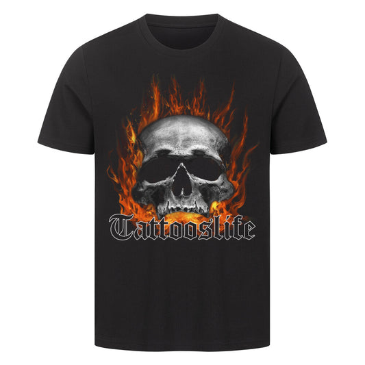 Tattooslife - Premium Shirt T-Shirt  S Schwarz  Tattoo Fashion von inked-mafia.de. Dieses Teil gehört in jeden Kleiderschrank eines inked-rebels! Finde ideale Geschenke für Tätowierte, Tattoofans oder Tätowierer.